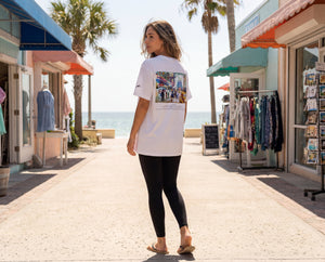 Happy New York 1950s バックプリントハイクオリティTシャツ