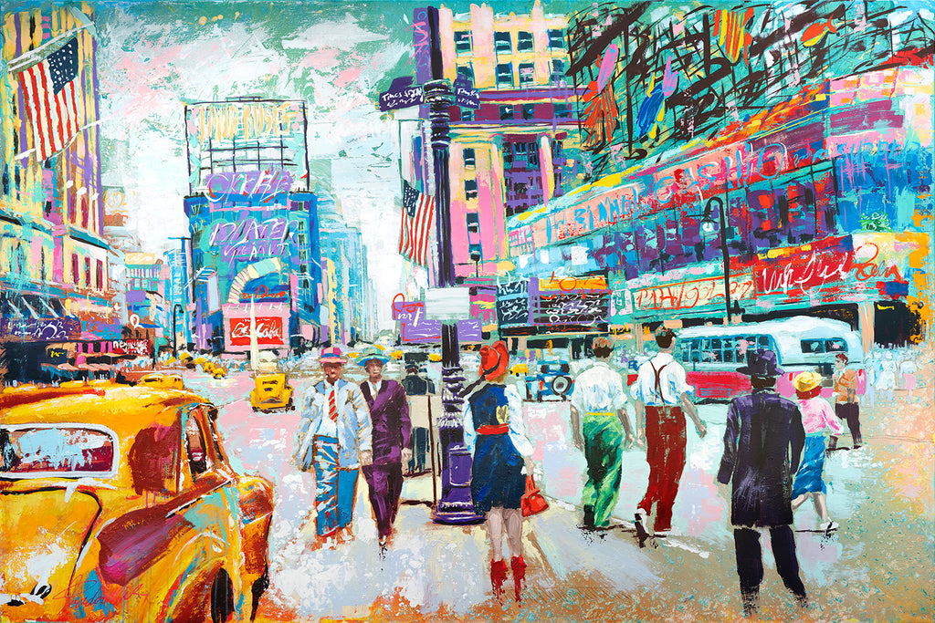 Happy New York 1950s | Limited Edition Print