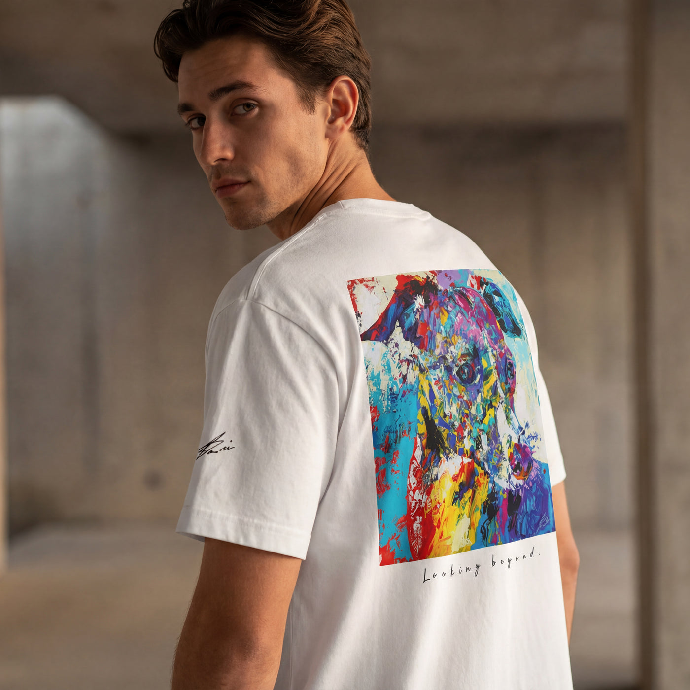 IGGY バックプリントハイクオリティTシャツ