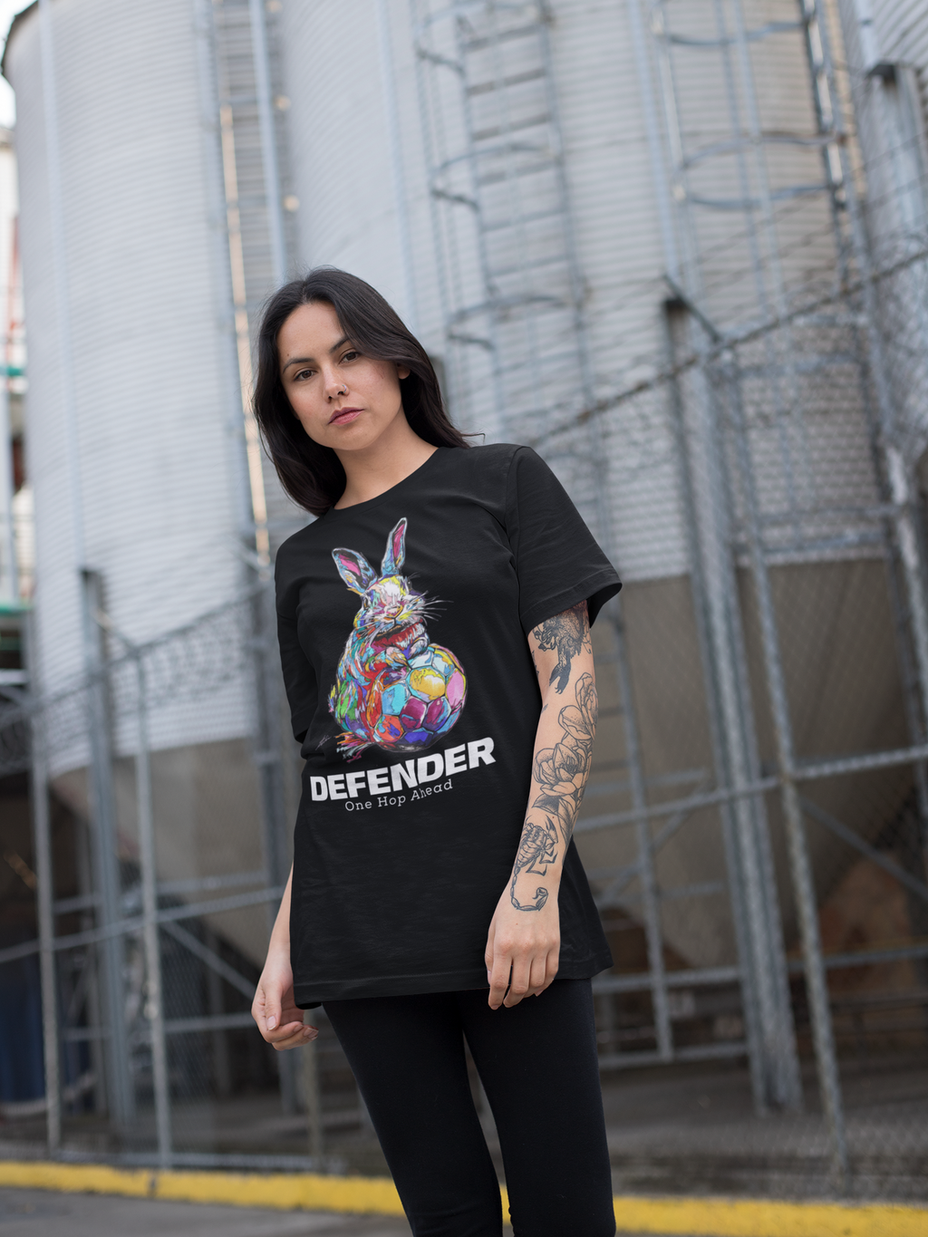 Rabbit×Soccer Black