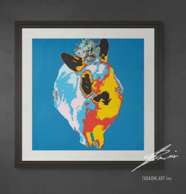 Rabbit -flower crwon- | Limited Edition Print