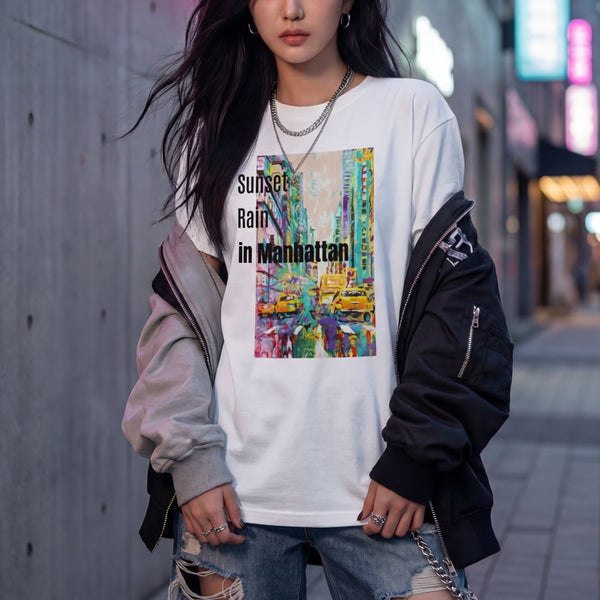 Rainy New York ハイクオリティTシャツ