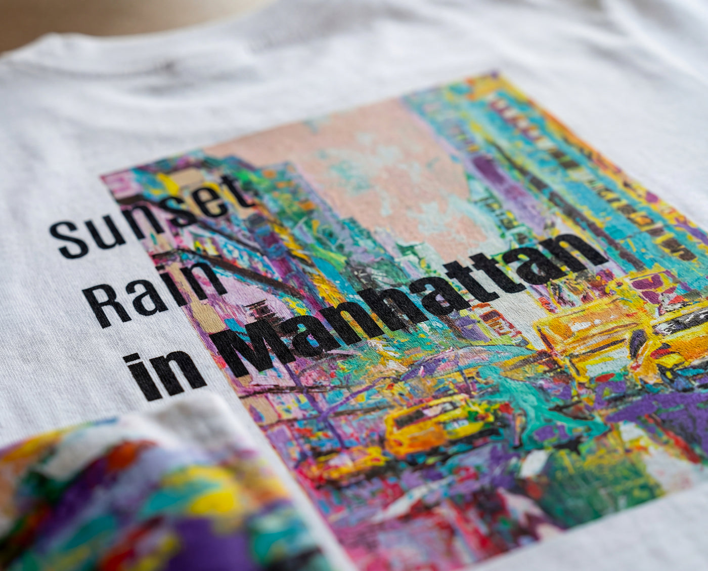 Rainy New York ハイクオリティTシャツ