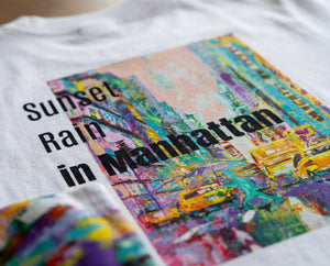 Rainy New York ハイクオリティTシャツ