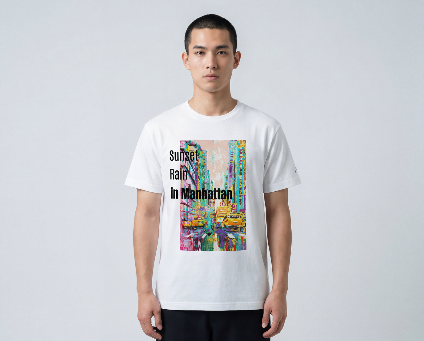 Rainy New York ハイクオリティTシャツ