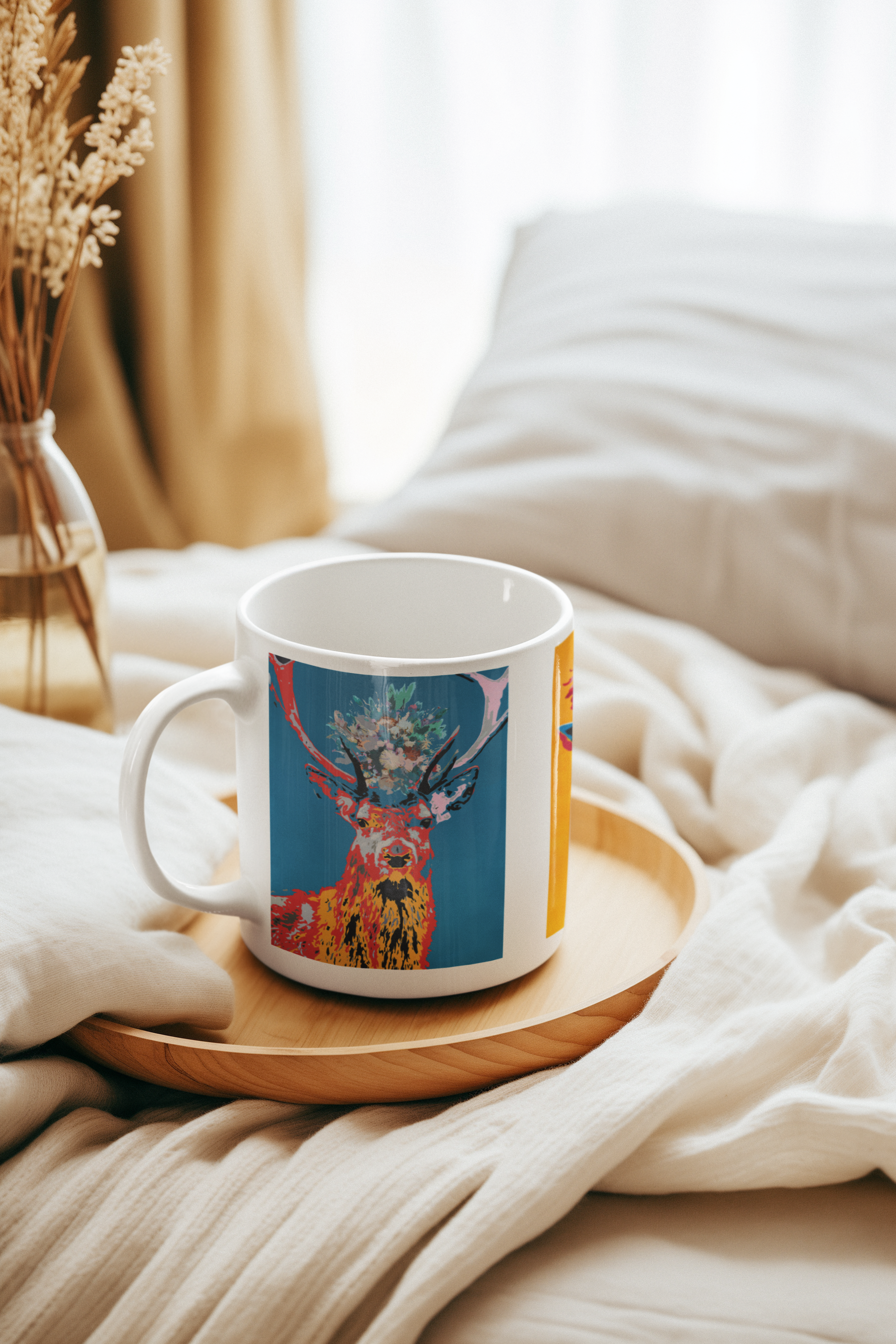 Flower Crown glossy mug