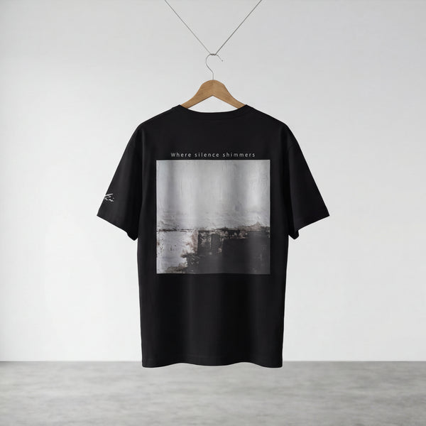 SHORE アートバックプリント オーバーサイズTシャツ