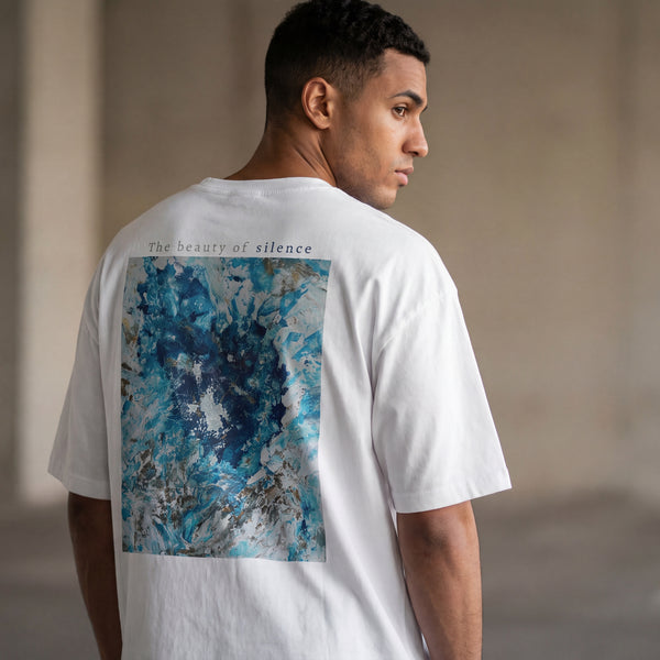 SILENCE バックプリント オーバーサイズTシャツ