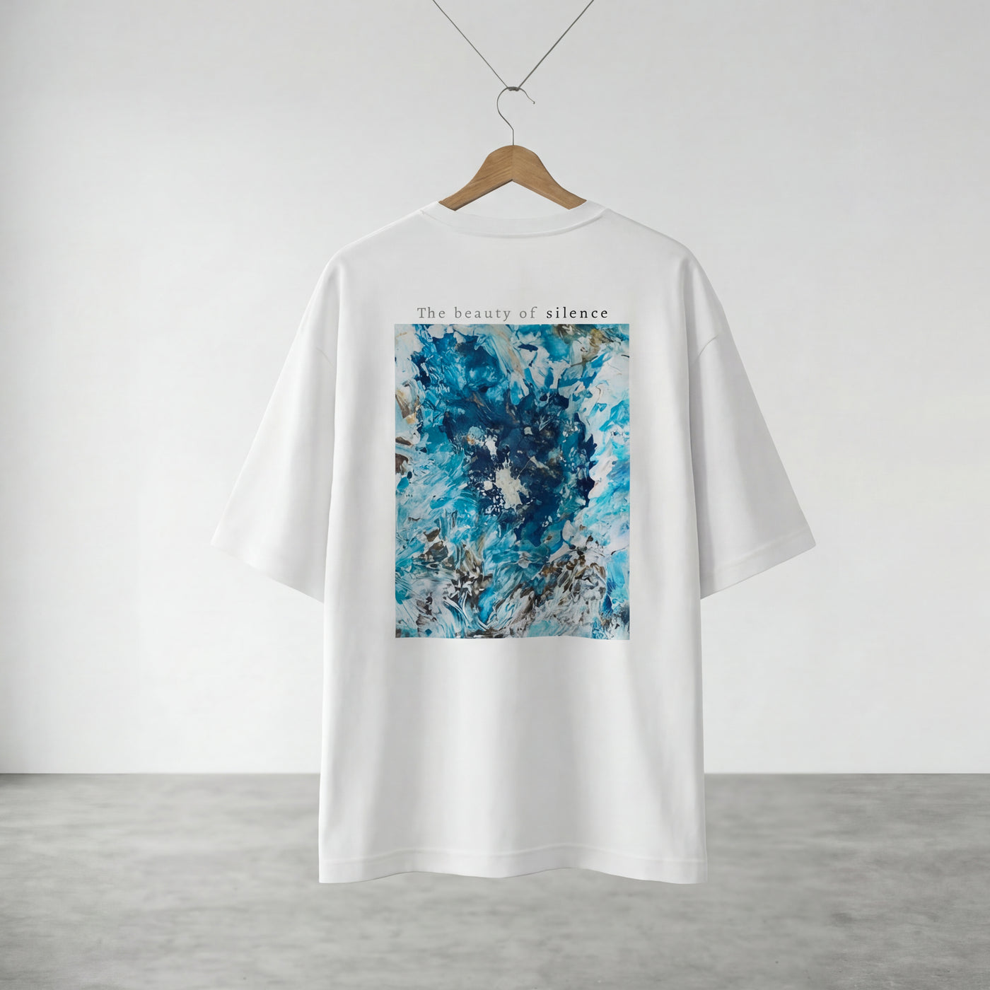 SILENCE バックプリント オーバーサイズTシャツ