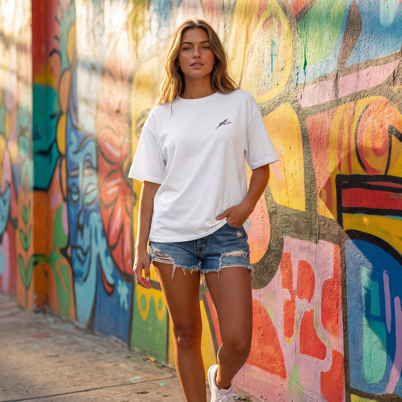 90’s New York バックプリント オーバーサイズTシャツ