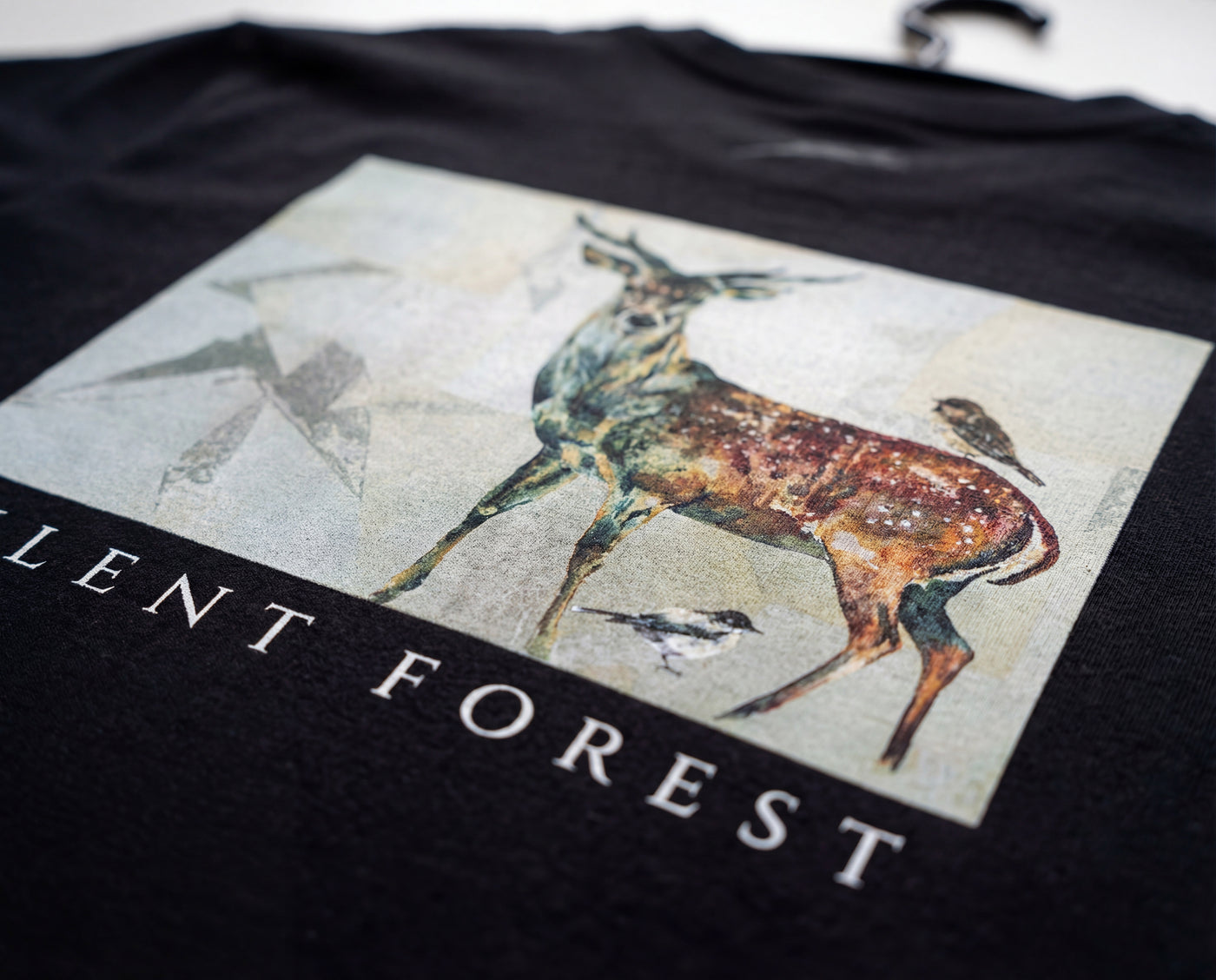 Silent Forest バックプリント オーバーサイズTシャツ