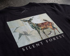 Silent Forest バックプリント オーバーサイズTシャツ