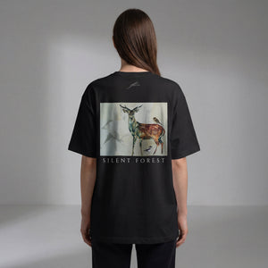 Silent Forest バックプリント オーバーサイズTシャツ