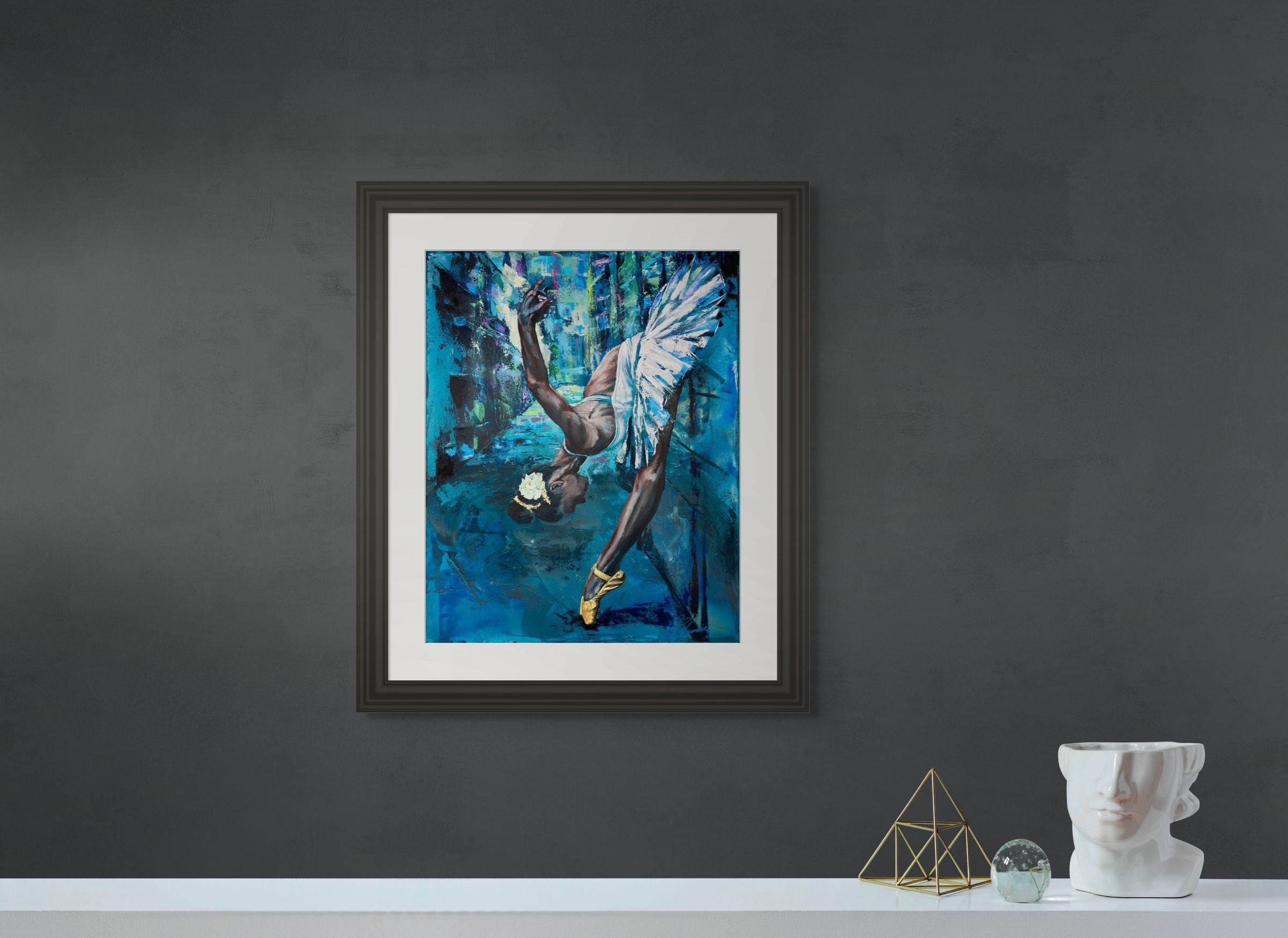 A swan in the backstreet | Hand-Finished Limited Edition Print