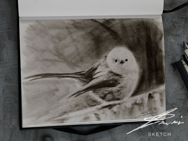 Long-tailed Tit / Sketch limited printing