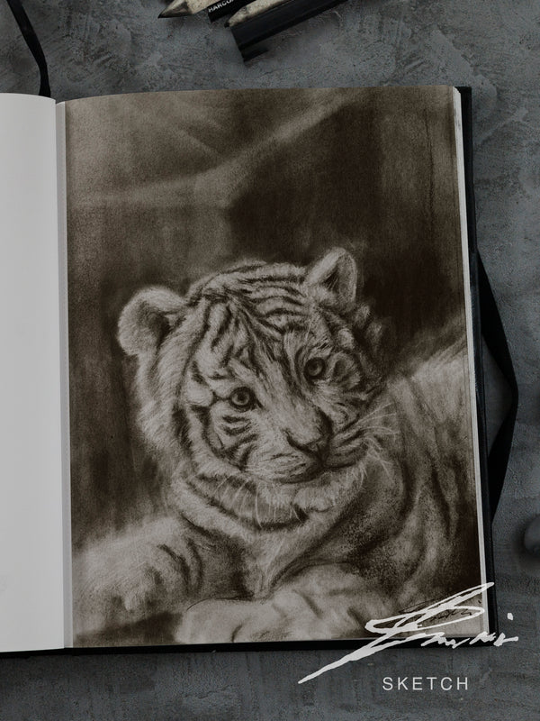 White tiger 01 / Sketch limited printing