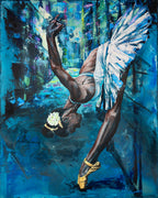 A swan in backstreet