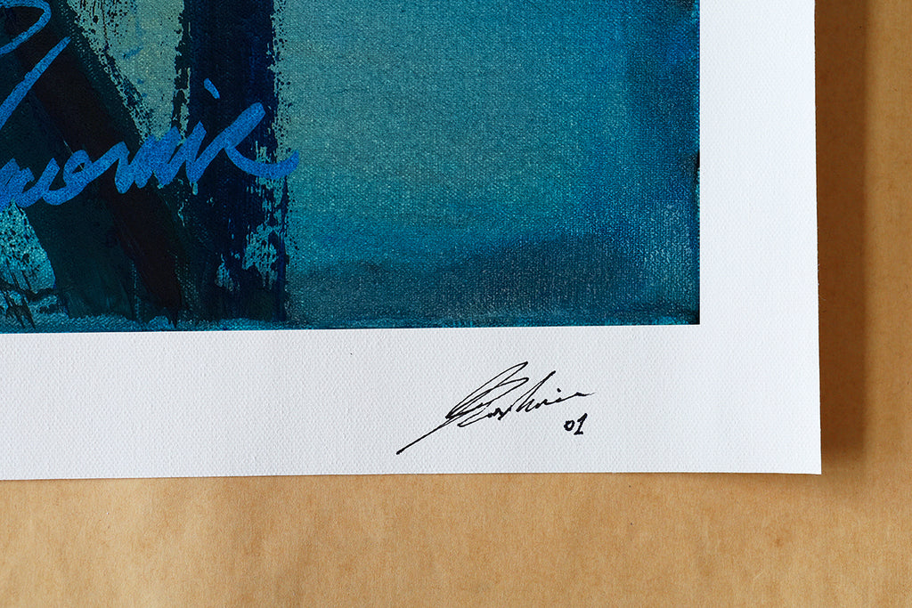 A swan in the backstreet | Hand-Finished Limited Edition Print