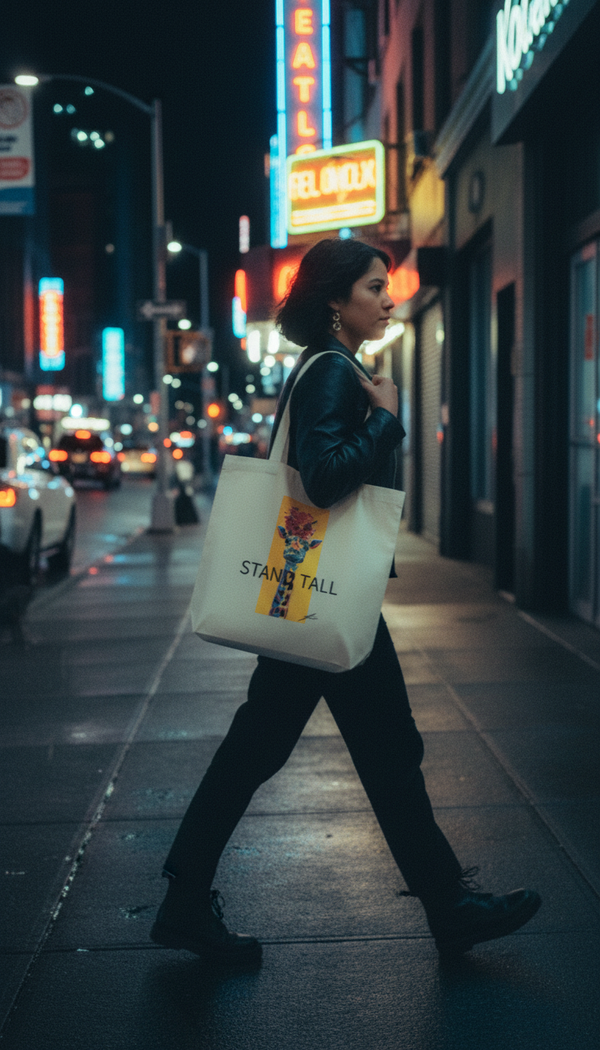 Giraffe flower crown Eco Tote Bag