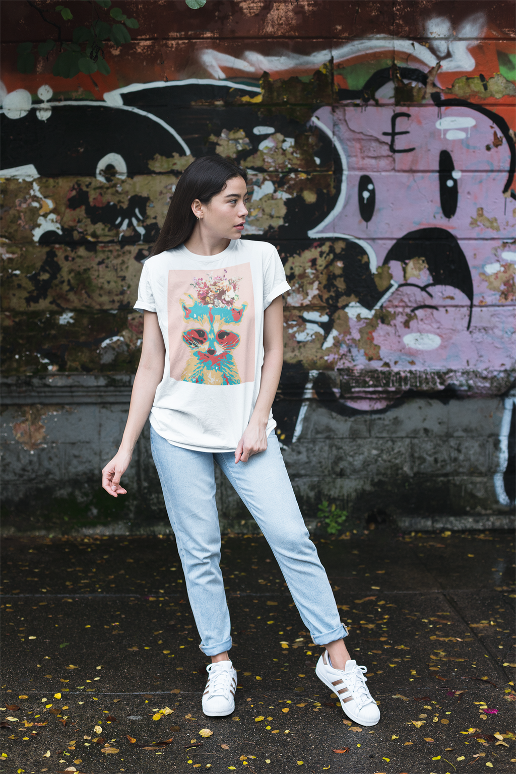 Raccoon Flower Crown