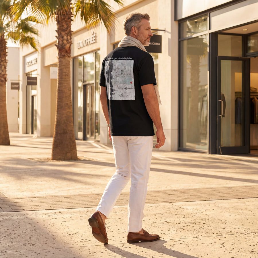 モデル身長：185cm 着用サイズ：L  日常のスタイルに自然に馴染みます。