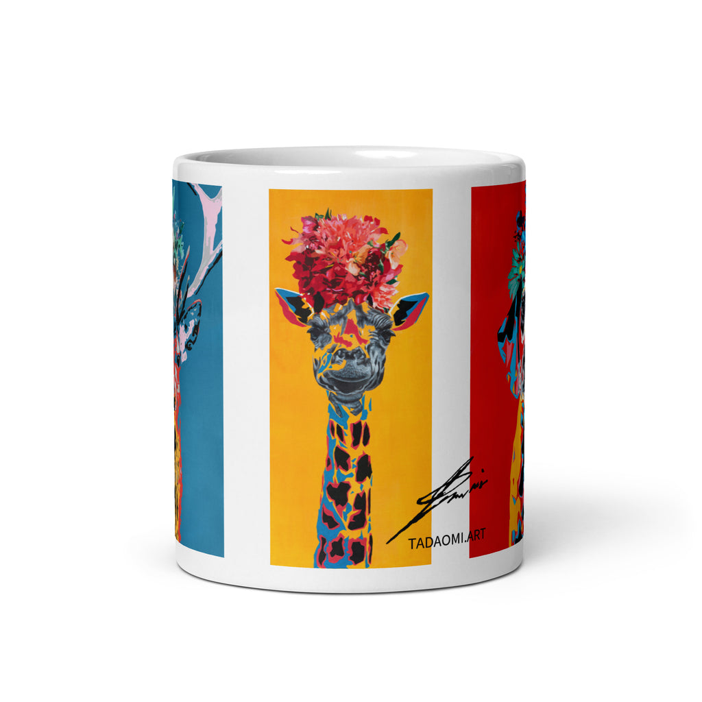 Flower Crown glossy mug