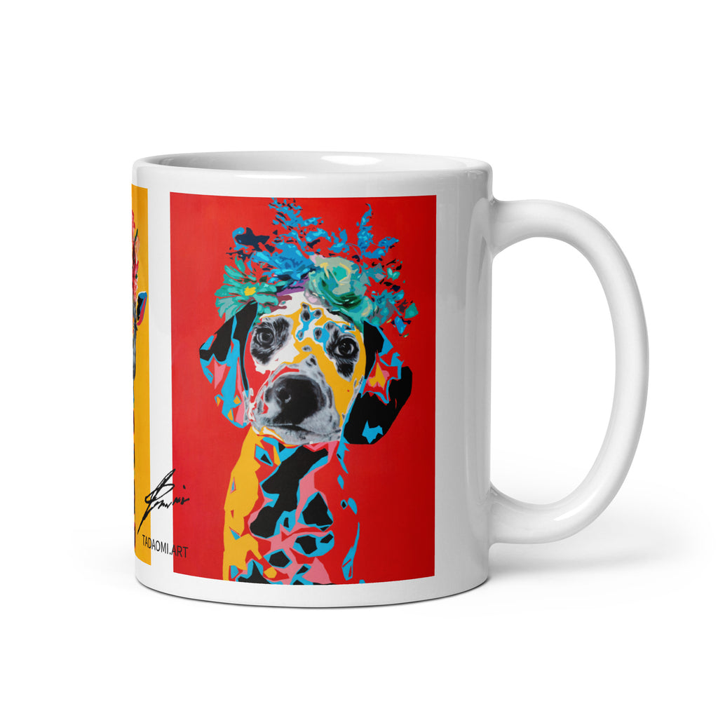 Flower Crown glossy mug